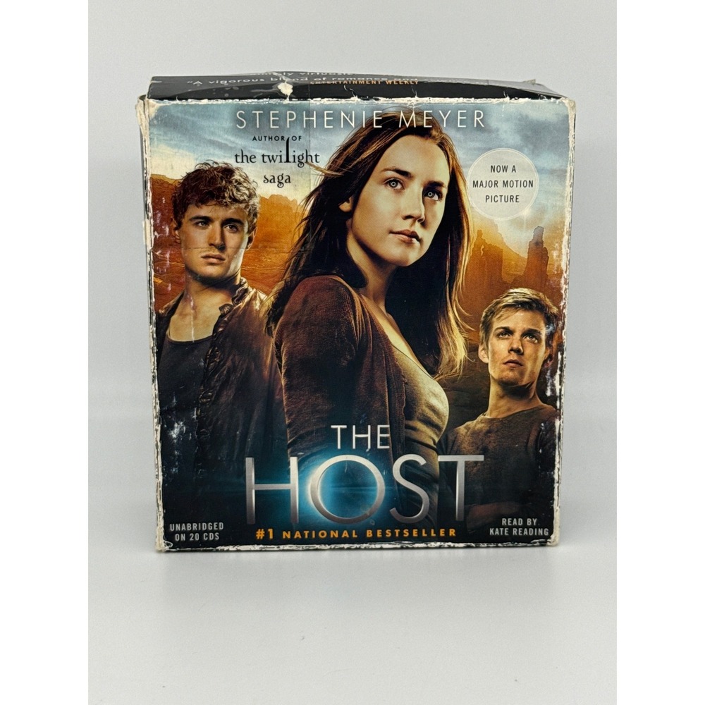 The‎ Host Stephenie Meyer Unabridged Audiobook 20 CD Set Kate Reading Movie Art